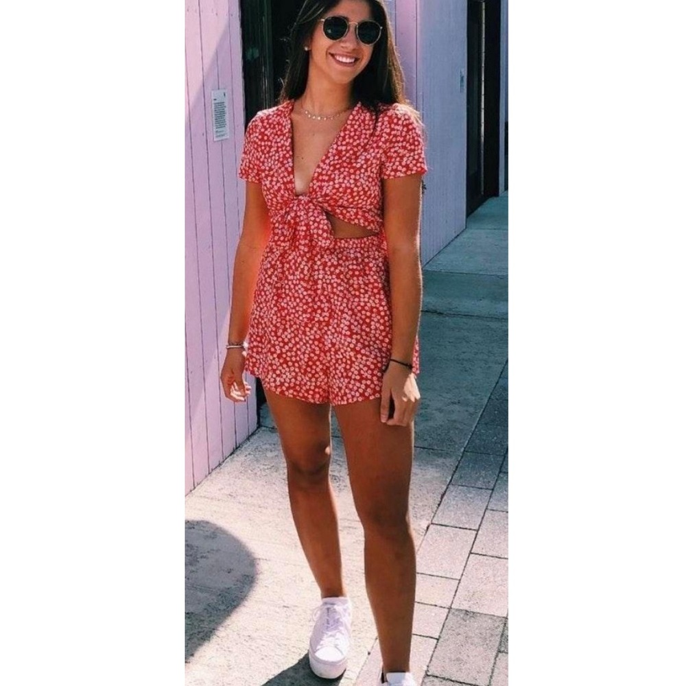 Princess Polly Floral Romper